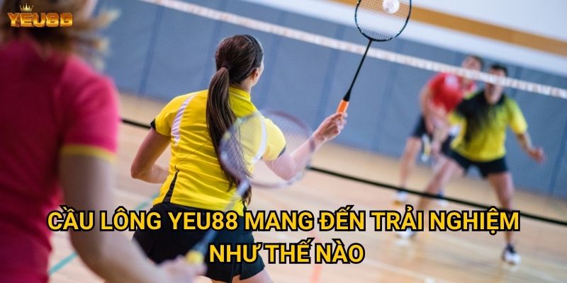 Làm sao để thành công với cá cược cầu lông tại Yeu88? 2 Cầu lông Yeu88 mang đến trải nghiệm như thế nào?